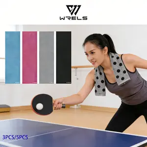 3pcs/5pcs Cooling Sweat-Wicking Quick-Dry Sports Towel, Soft Skin-Friendly Breathable Comfort, Gym Running Basketball Sports Towel