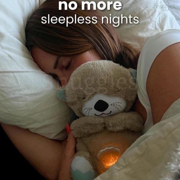 Breathing Otter Original - MultipleModes-Soothe'n Snuggle Otter -Music Lights &Breathing-Arrily Anxiety Relief Otter-Pet Toy Dog  Cat toys