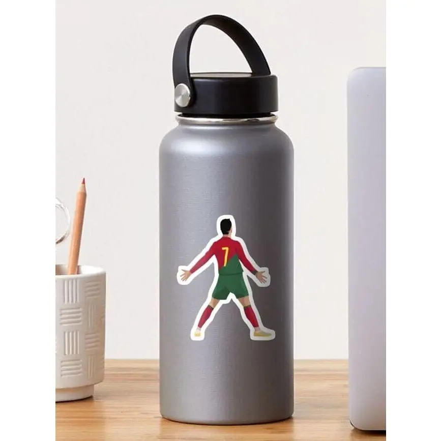 Classic Cristiano Ronaldo CR7 Siu Decorative Stickers for Sports Fans - Home Decor Accent, Wall & Laptop Stickers