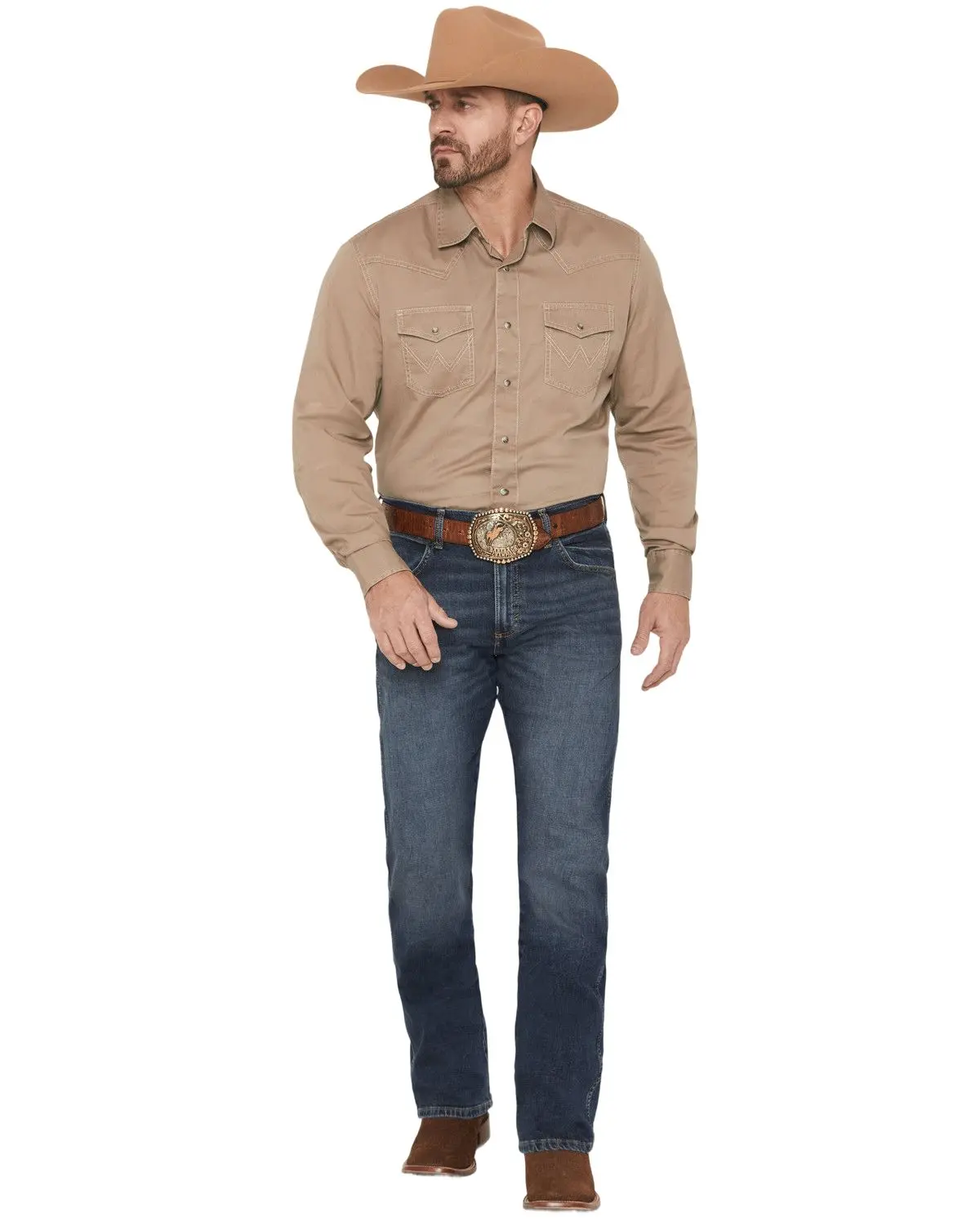 Wrangler Men's Retro Men'S 77Mwz Hoffman Dark Wash Slim Bootcut Stretch - 112374793
