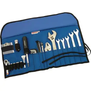 Cruz Tools RoadTech H3 Tool Kit for Harley Davidson Motorcycles with Heavy-Duty Roll-Up Pouch and Comprehensive Set of Tools for Roadside Repairs