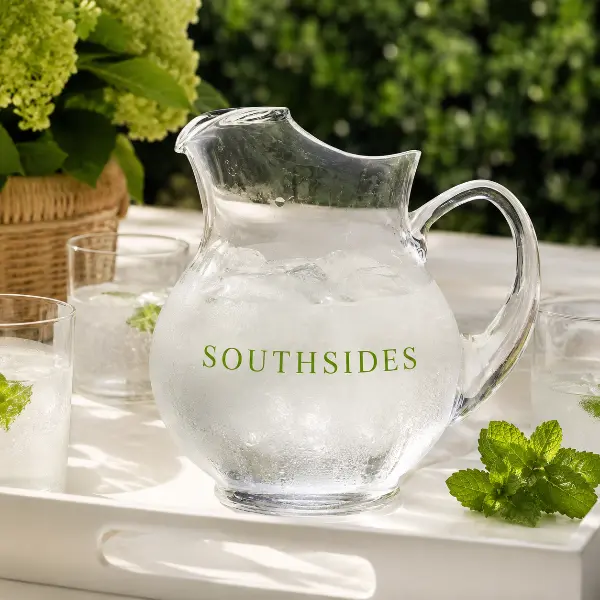GLASS PITCHER