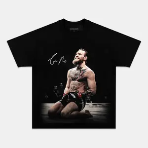 Conor McGregor - The Irish King UFC Legend Cotton T-Shirt The Notorious Army, McGregor Nation Shirt, UFC Fans Shirt, UFC Icon Outfit