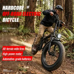 20-inch adult double-seat folding electric bicycle, equipped with a 700W high-speed motor, with a maximum speed of 20 miles per hour.