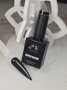 Super Black Gel Polish – Intense Black, Full Coverage and Professional Finish