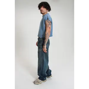 Vintage Faded Denim Jeans