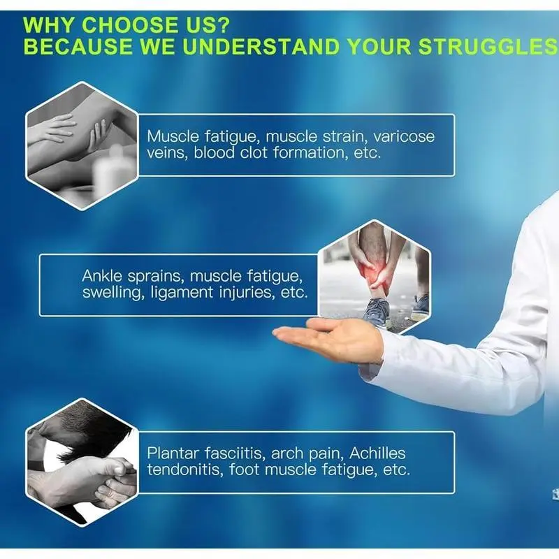 RUGLECTIE Knee-High Open-Toe Compression Socks Support for Circulation in Men & Women RUGLECTIE Knee-High Open-Toe Compression Socks Support for Circulation in Men & Women