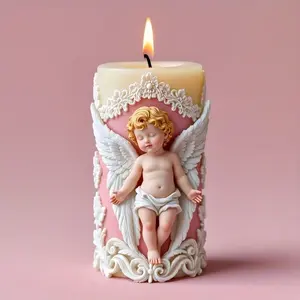 Classical Angel Silicone Mold, Handmade Relief DIY Resin Mould, Dreamy Decorative Atmosphere Maker, Craft Supplies, Handmade Crafts, Molding