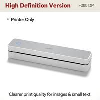 White 300DPI Printer + 10 Sheets