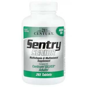 Sentry Senior, Multivitamin & Multimineral Supplement, Adults 50+, 265 Tablets