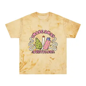 SMOKE AWAY A SHITTY DAY Unisex Color Blast T-Shirt
