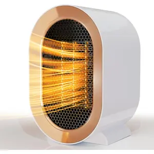 Electric Space Heater,Portable Energy Efficient Space Heaters for Indoor Use,Two-Speed Portable Heater Fan for Office with Adjustable,Overheating Protection,Dumping Shutdown (White) PA0