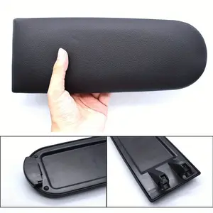 VW Vehicle Armrest Upgrade 1Pc PU Leather Armrest Cover with ABS Base & Latch Lid Ideal Replacement for Jetta, Golf MK4, BORA, Passat B5, Beetle & Polo