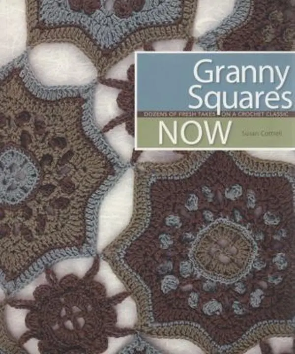 Used Granny Squares Crochet Book - Dozens of Fresh Takes on a Classic, Skirts, Sweaters, Scarves Designs & Embellishments by Susan Cottrell (Paperback)