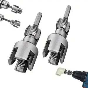 New Design 2-in-1 Pipe Threading Tool for 1/2" (DN15) & 3/4"(DN20)  Pipes sizes and is intended for use with electric drills, Electric Drill Compatible, Viral Home Repair Tool Gift for  Father's Day - Greenish room decor giant jumbo Summer vibies