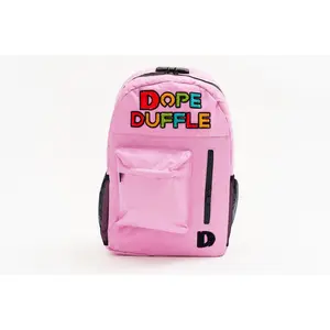 Dope Duffle Smell Proof chenille Patch logo Backpack