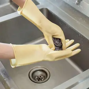 1 Pair Work Gloves Latex Dishwashing Gloves Thick Dishwashing Gloves Household Cleaning and Dishwashing Tools Gloves for Work