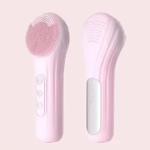 2 in 1 Vertical Silicone SonicFace Cleansing Brush, Cleanse Silicone Face Scrubber and Cleanser, 1 count
