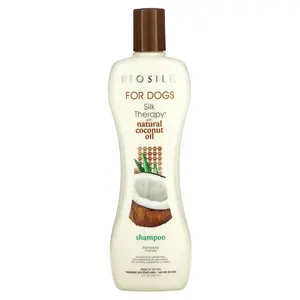 Biosilk Silky Therapy with Natural Coconut Oil Shampoo, For Dogs, 12 fl oz (355 ml)