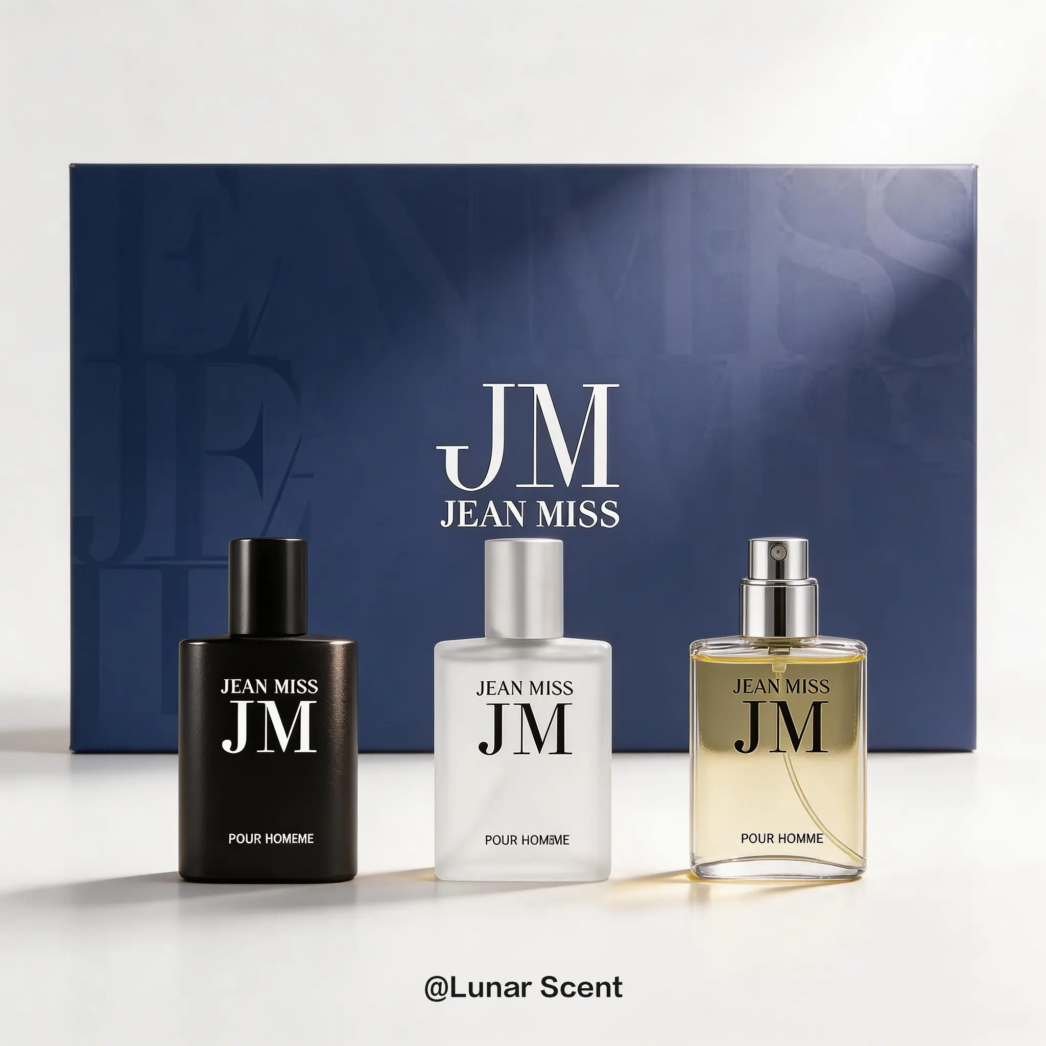 JEAN MISS - Charming Tune & Sentimental Mood Collection colognes Series (30ML x 3 )-Men's Woody Fragrance Gift Set -Eau de Parfum - Classic Edition(Aromatic)+Mellow Edition(Aquatic)+Collection Edition(Spicy)-Long Lasting Parfume-Daily Wear