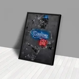 [ SPORT POSTER- UNFRAMED POSTER] Mookie Betts Poster Los Angeles Dodgers Baseball Hand Made Poster Print Kids Wall Art Man Cave Gift Home Decor