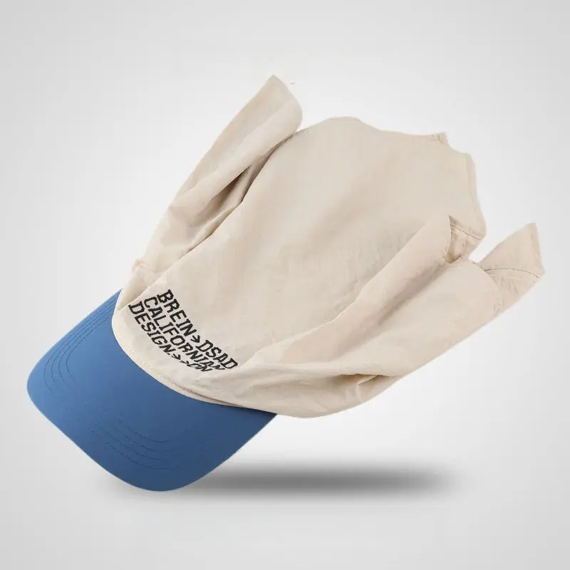 Adults' Unisex Quick-Dry Polyester Hooded Beach Hat - Thin Multifunctional Hood with Earflaps, Tie and Headscarf Design, Summer Running Cap for Outdoor Sports