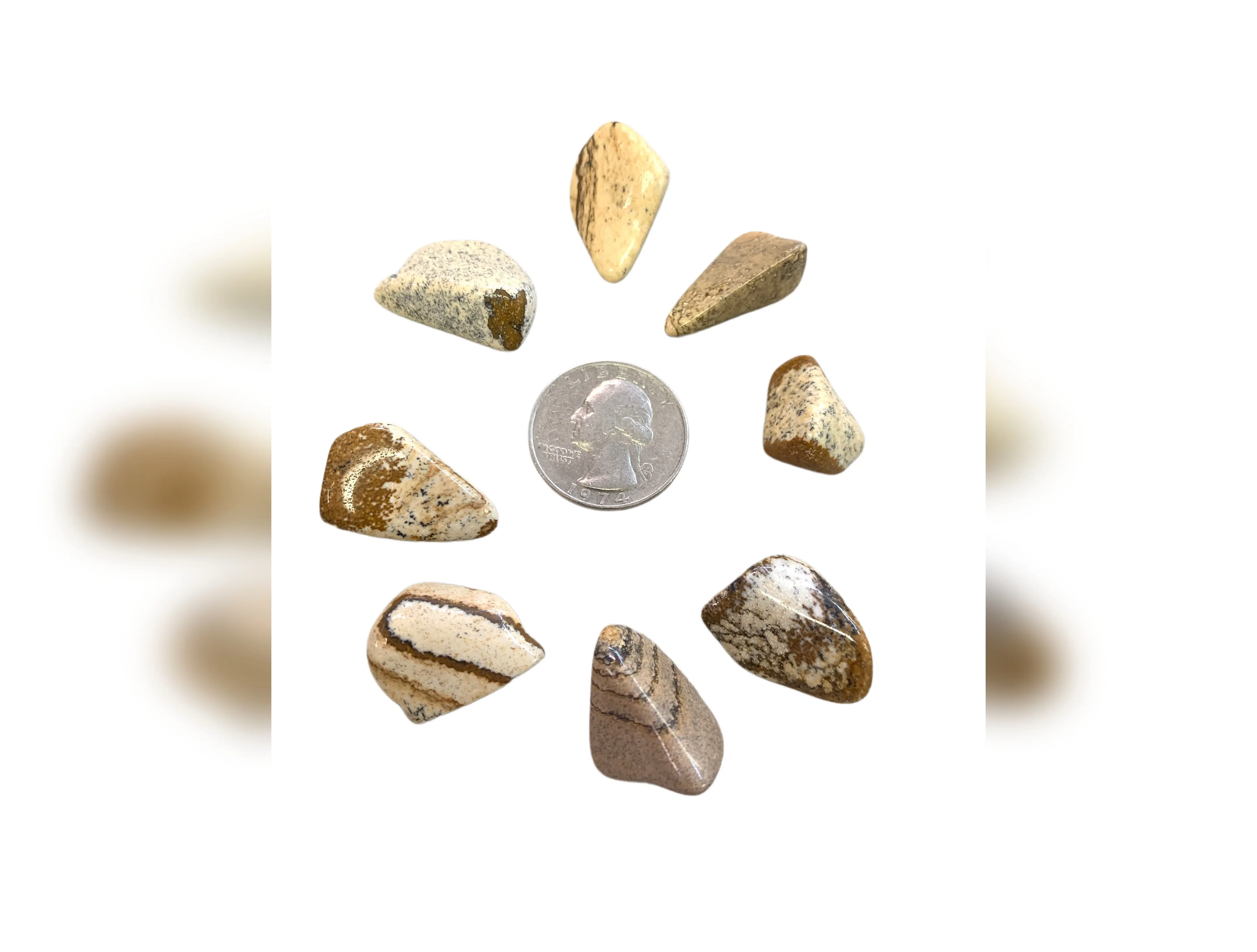 Picture Jasper Tumbled Stone