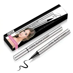 Intense Black Waterproof Eyeliner - 24HR Long-Lasting, Smudge-Proof, Precision Application, Lightweight, Ultra-Creamy Silky Texture (1PC)
