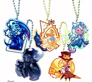 Cookie Run | Colored Acrylic Keychains