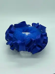 Royal Blue Ruffle socks