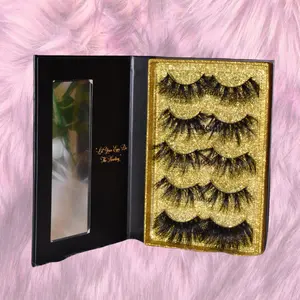 Ultimate Drama Queen 5pc 25mm Wispy Variety Glue-on Strips Pack eyelash  pack