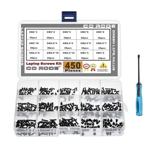 450 count M2 M2.5 M3 Laptop  Screws Kit Set for SSD IBM      Gateway  Hard Drive SATA, (15-Size)