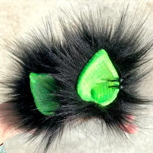 Goblin UV Reactive Original Faux Fur Clip-On Ears