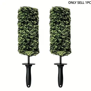 Car Wheel HUB Cleaning Brush, Convenient Tire Dust Removal Tool, Durable Wheel Cleaner, Deep Brake Dust Remover, Ergonomic Handle
