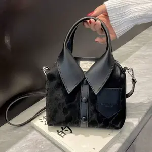 1 Piece Bag Shaped Bag Small Square Crossbody BagPu Fabric With Long Strap Shoulder Bag Satchel, Hot Girl Style, Clothing Bag Unique Stylish Women's Handheld Bag With Simple Shirt Design