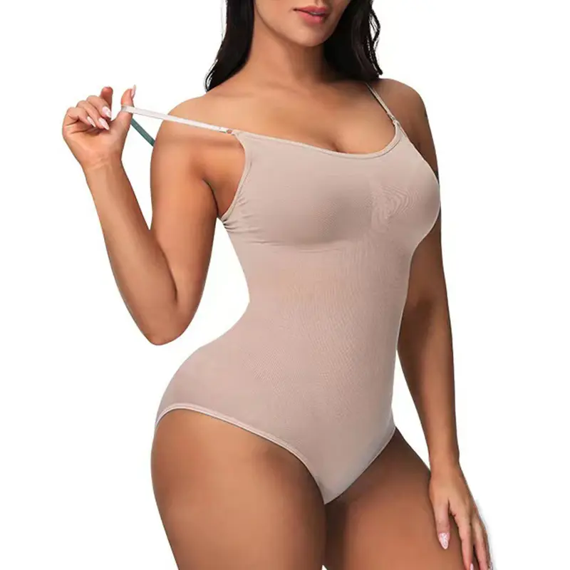 [50%+OFF Today] Soft Clothes for Women vneck basic comfortable seamless shapewear one piece simple fashion camisole sleeveless womenswear dealsforyoudays