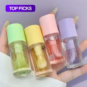 Moisturizing Lip Oil Set, 4 Counts/set Hydrating & Nourishing Lip Serum, Plumping Lip Care Product for Women & Girls Daily Use, Lip Moisturizer, Lip Plumper Gloss, Hydrate Skincare, Moisture