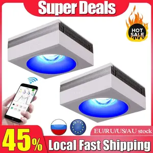 NEW PopBloom RL90 WiFi Led Aquarium Light Full Spectrum, Reef Light Aquarium Saltwater Coral Growing Marine Aquarium Tank Lamp