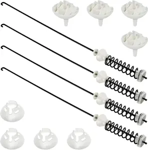 High-Quality W10780048 Washer Shock Absorber Suspension Rod Kit for Kenmore & Whirlpool Reduces Vibration Noise Stabilizes Drum Easy Install