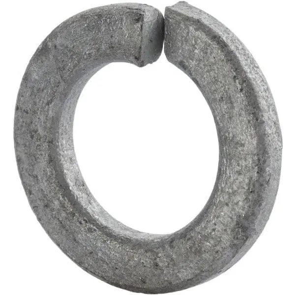 1/2 Split Lock Washer (50 Pack) Hot Dip Galvanized Steel, Meets ASME B18.21.1 by