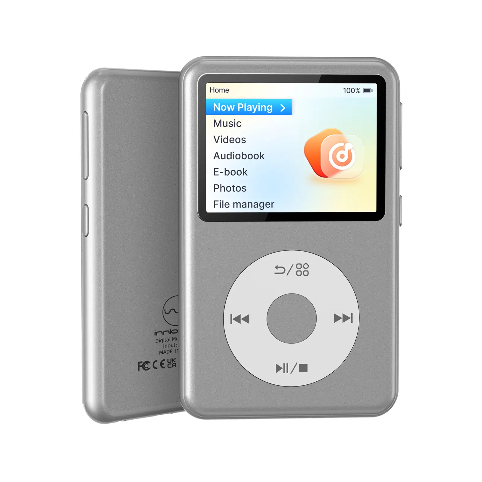 Innioasis Y2 Retro MP3 Player with Bluetooth, 2.4" HiFi Music Player, 2000s Nostalgia Design, Lossless Audio Support, Up to 2TB Storage, Perfect Gift for Music Lovers