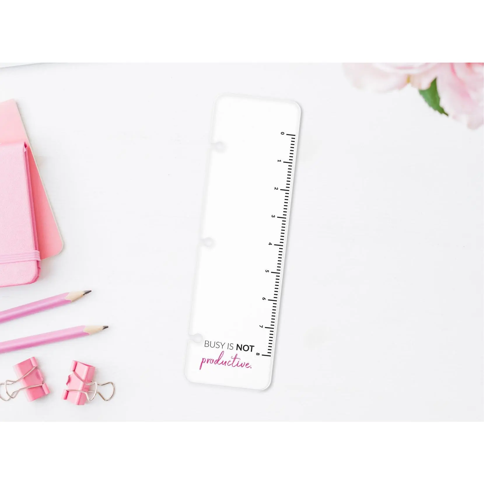 Bookmark + Ruler for Standard Binder