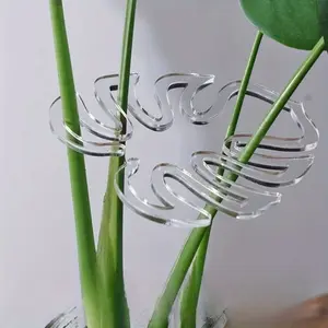 Transparent Flexible Plant Support Clip, Adjustable Non-Slip Gardening Tool for Indoor and Outdoor Use, Durable Lightweight Plastic Garden Accessory, Garden Supply