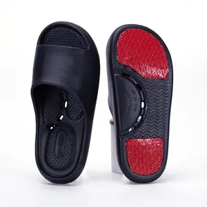 QIMEIJIA  Foot Massage Slippers Women Men  Acupressure Reflexology Sandals with Massage Beads  Anti-Slip Two-Tone Outsole  Bathroom & Spa  Cushioned Comfort for Tired Feet