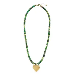 Long Green Paloma Necklace