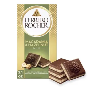 Ferrero Rocher Macadamia Chocolate Bar 3.1 oz