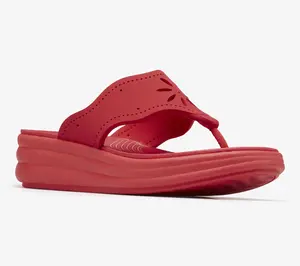 Clarks Cloudsteppers Perforated Thong Sandals -Drift Daisy