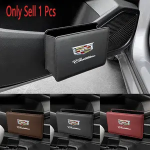 Non-Slip Base Car Trash Bin Storage Bag, Fits Cadillac Escalade Cts Ats Xts Ct4 Ct5 Xt5 Xt4 Xt6 Ct6 Sls Srx Bls Sts Dts Deville, Car Organization Supplies