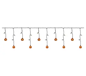 Northlight LED Halloween Curtain Icicle Lights 5.25' 25ct