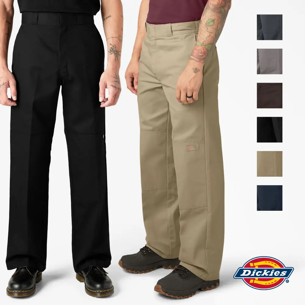 DICKIES Men's 85283 Loose Fit Double Knee Work Pants Casual Mechanics Pants Classic Fit Plain Work Wear Uniform Baggy Workwear Trouser (28" to 52")